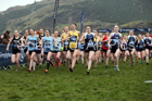 Inter District senior women and juniors, 2018 Simplyhealth Great Edinburgh International XCountry. Photo: David T. Hewitson/Sports for All Pics
